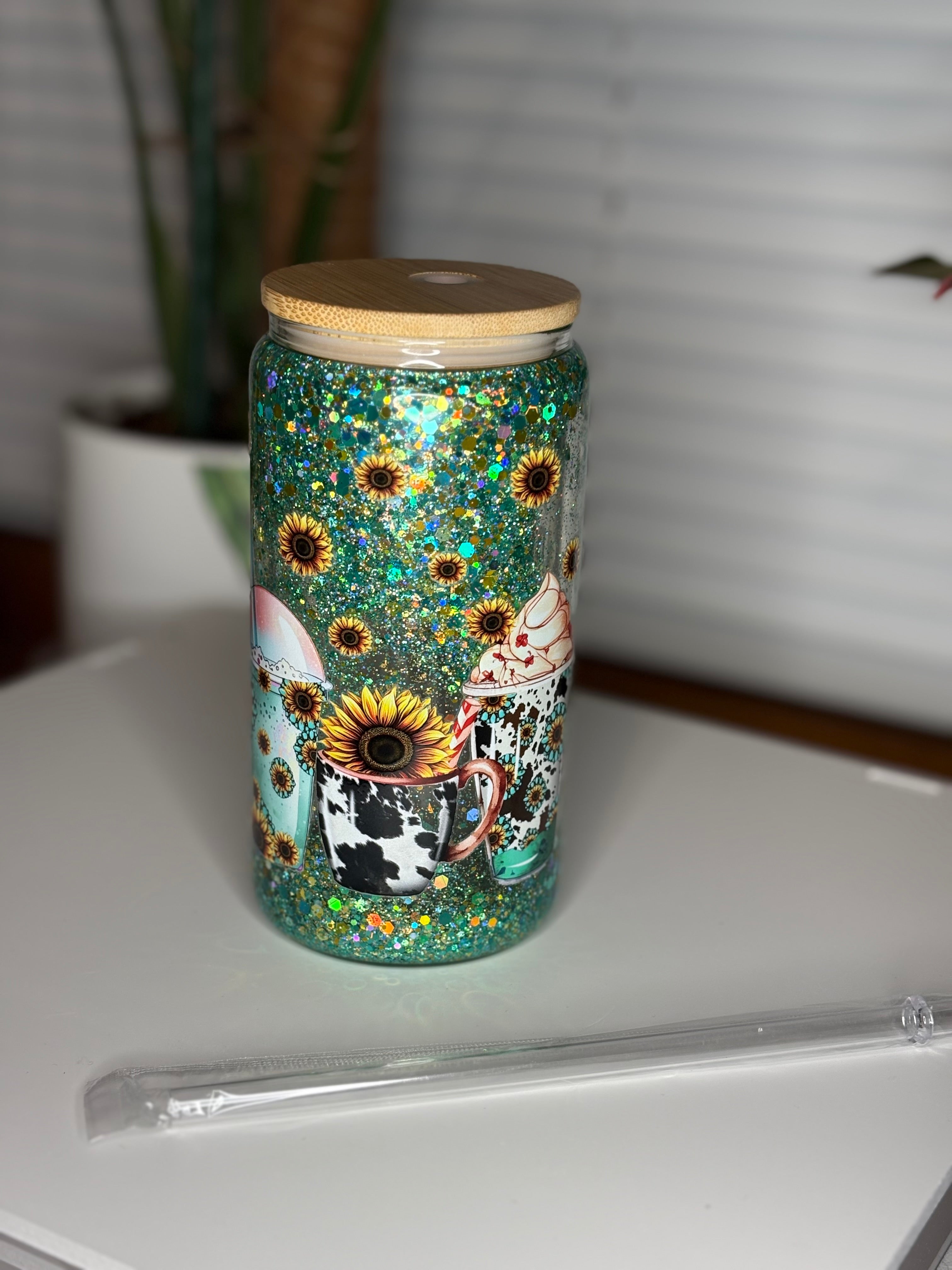 16oz Glass “Red Bull and country music”